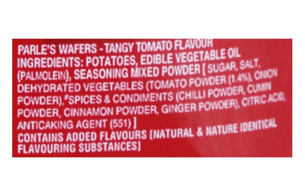 Parle Wafers Tangy Tomato Flavour Potato Chips   Pack  80 grams